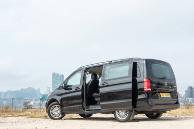 Hong Kong, Çin 1 Mart 2021: Mercedes-Benz Vito 110 CDI Test Günü 1 Mart 2021.