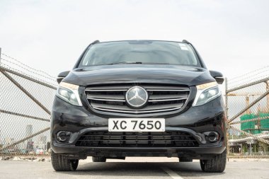 Hong Kong, Çin 1 Mart 2021: Mercedes-Benz Vito 110 CDI Test Günü 1 Mart 2021.