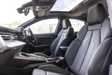 Hong Kong, Çin 10 Mayıs 2021: Audi A3 İçişleri 10 Mayıs 2021, Hong Kong.