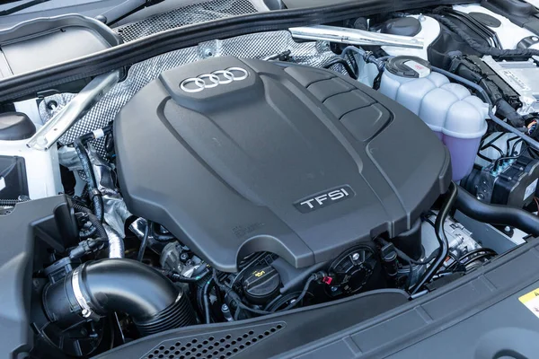 Hong Kong Chiny Sty 2021 Audi Tfsi Engine Sty 2021 — Zdjęcie stockowe