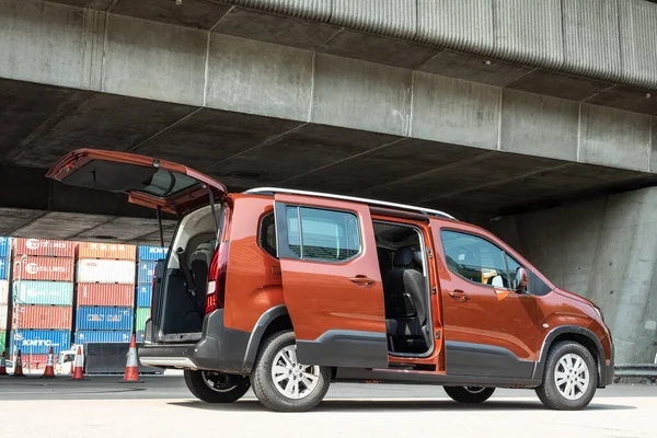 Hong Kong China Marzo 2021 Peugeot Rifter Test Drive Day — Foto de Stock