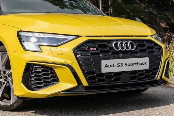 Hong Kong, Çin 17 Mart 2021: Audi S3 Test Sürüşü 17 Mart 2021.