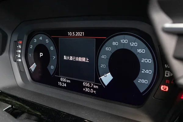 Hong Kong China May 2021 Audi Dashboard May 2021 Hong — Stock Photo, Image