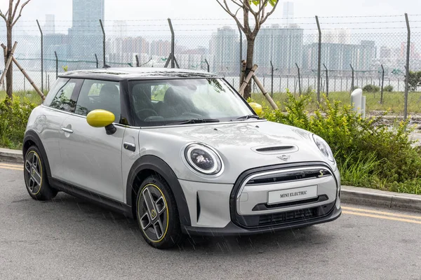 Hongkong Čína Června 2021 Den Mini Elektrické Zkušební Jízdy Června — Stock fotografie