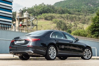 Hong Kong, Çin 31 Mayıs 2021: Mercedes-Benz S450 4MATIC Test Sürüşü 31 Mayıs 2021.