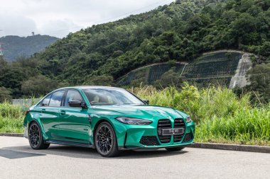 Hong Kong, Çin 15 Haziran 2021: BMW M3 Yarışma Test Günü 15 Haziran 2021, Hong Kong.
