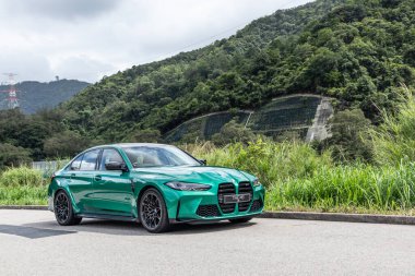 Hong Kong, Çin 15 Haziran 2021: BMW M3 Yarışma Test Günü 15 Haziran 2021, Hong Kong.