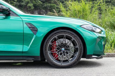 Hong Kong, Çin 15 Haziran 2021: BMW M3 Yarışma Test Günü 15 Haziran 2021, Hong Kong.