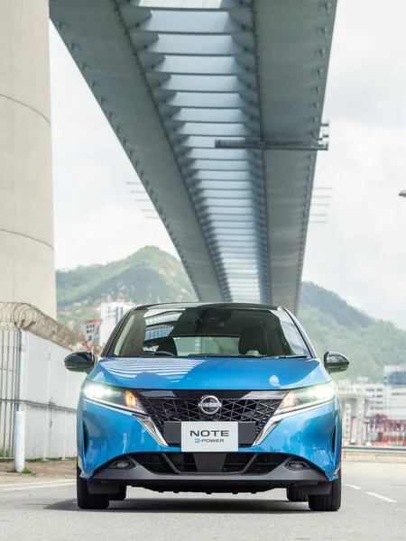 Hong Kong China June 2021 Nissan Note Power Test Drive — Foto de Stock