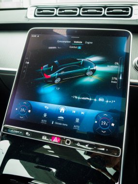 Hong Kong, Çin 25 Kasım 2025: Mercedes-Benz S450 + İç İşleri 25 Kasım 2025, Hong Kong