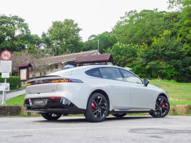 Hong Kong, Çin 25 Eylül 2025: DongFeng e007 İç İşleri 25 Eylül 2025, Hong Kong