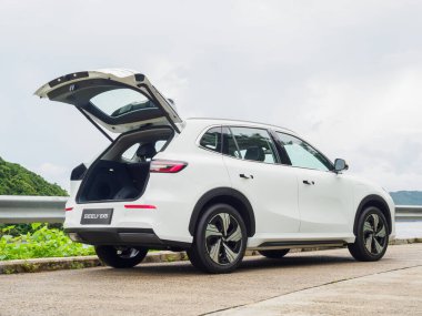 Hong Kong, Çin 1 Ağustos 2025: Geely EX5 Test Sürüşü Günü 12025, Hong Kong