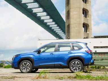 Hong Kong, Çin 1 Eylül 2025 Subaru Forester Test Sürüşü 12025, Hong Kong