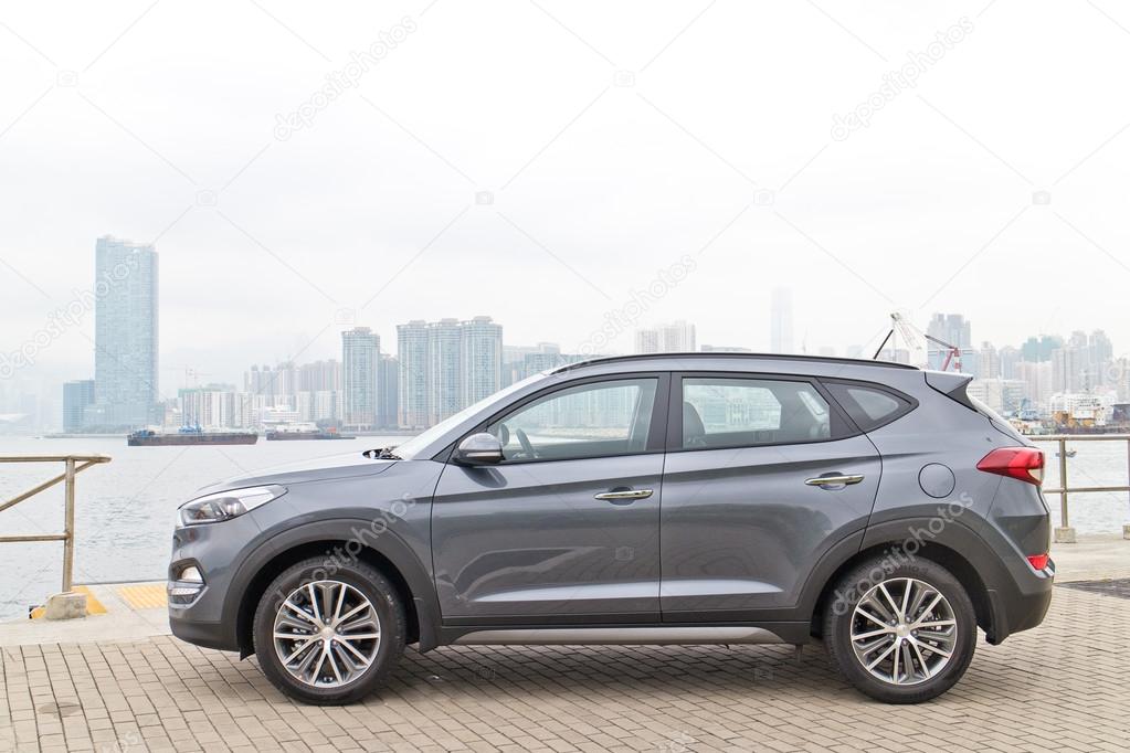 Hyundai Tucson Facelift 2015 Test Drive giorno — Foto