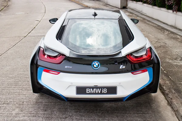 BMW i8 2014 test drive — Stok Foto