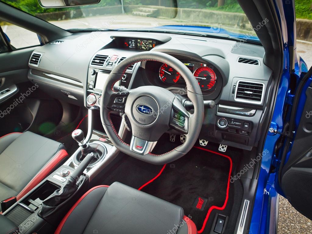 Subaru Wrx Sti 2015 Interior Stock Editorial Photo