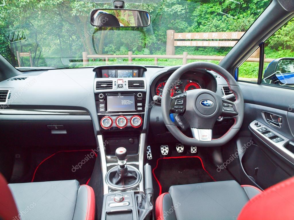 Subaru Wrx Sti 2015 Interior Stock Editorial Photo
