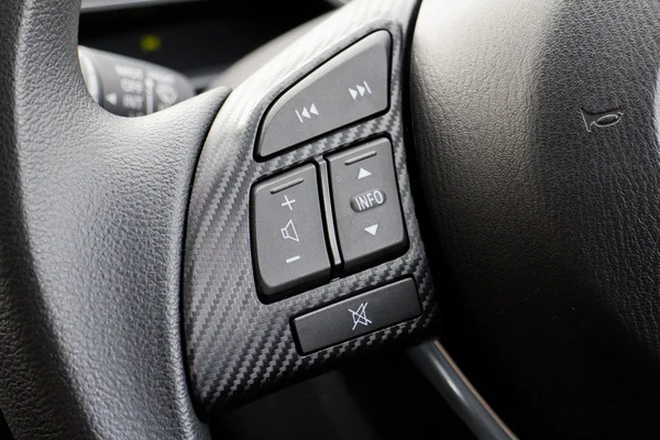 Mazda2 2015 wheel button — Stock Photo, Image