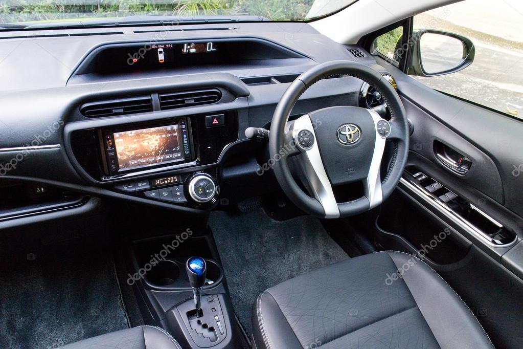 Toyota Prius C 2015 Interior Stock Editorial Photo