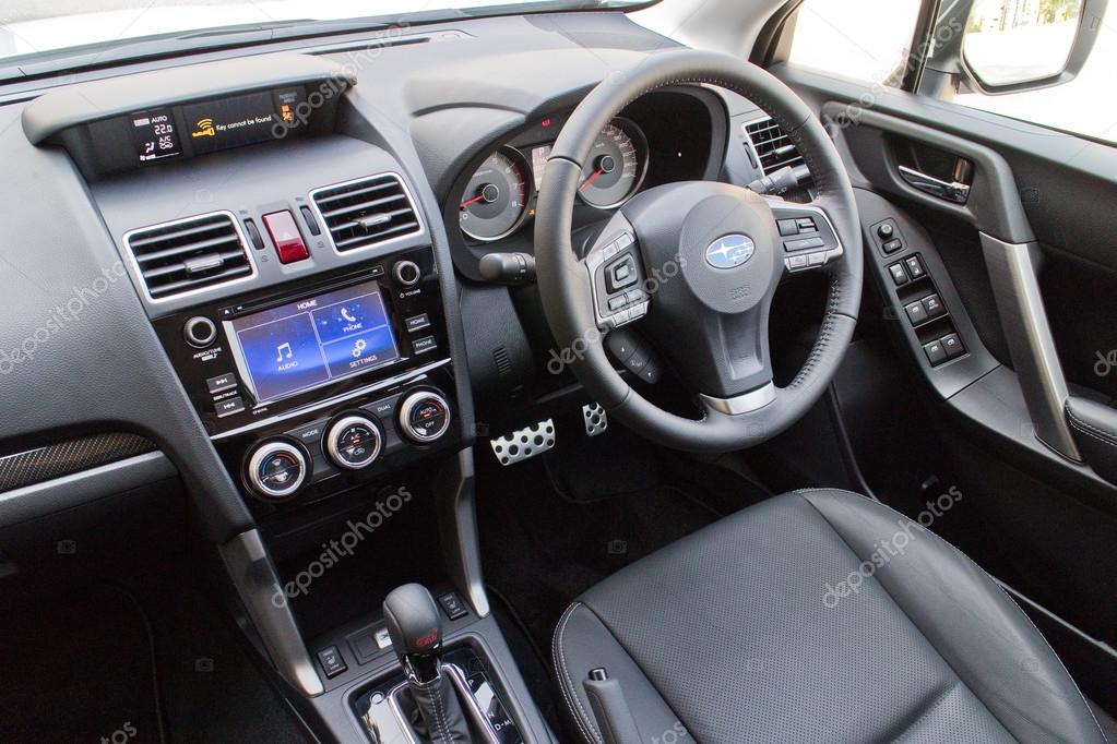 Subaru Forester Sti 2015 Interior Stock Editorial Photo