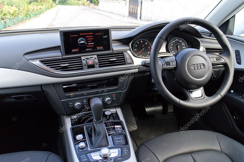 Audi A7 40 Tfsi 2015 Interior Stock Editorial Photo