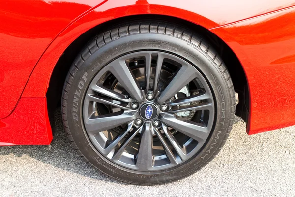 Subaru WRX 2014 Black Wheel — Stock Photo, Image