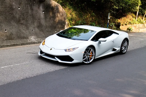 Lamborghini Huracan lp610-4 2014 Testfahrt — Stockfoto