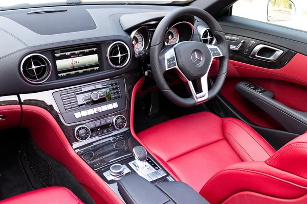 Mercedes-Benz SL 400 2014 Interior — Stock Photo, Image