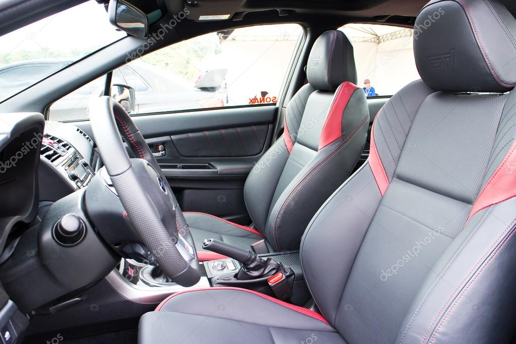 Subaru Wrx Sti 2014 2015 Interior Stock Editorial Photo