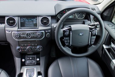 Land Rover Discovery 4 Test Drive on May 13 2014 in Hong Kong.