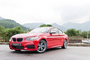 BMW M235i Test Drive on May 15 2014 in Hong Kong.