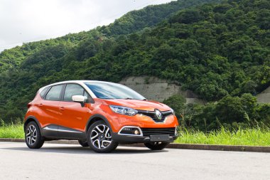 Renault Captur Test sürüşüne 21 Mayıs 2014 Hong Kong.