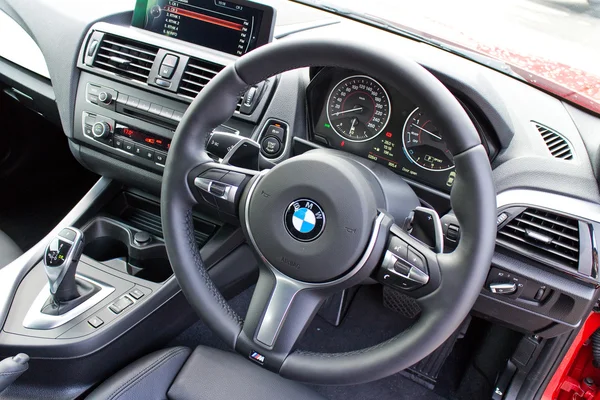 BMW M235i interior on May 15 2014 in Hong Kong. — Stock Photo, Image