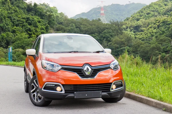 Renault Captur Test Drive na 21 květnu 2014 v Hong Kongu. — Stock fotografie