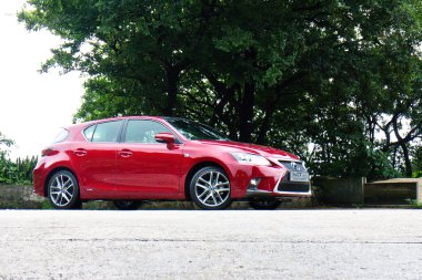 Lexus Ct200h F-Sport Test sürüşüne 20 Mayıs 2014 Hong Kong.