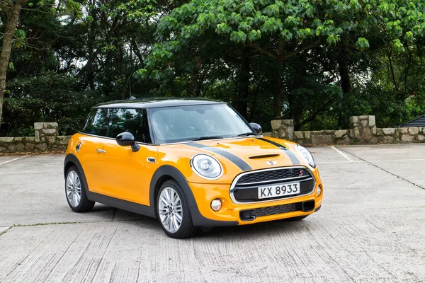 Mini Cooper test drive di Hong Kong — Stok Foto