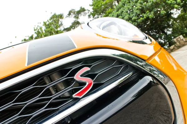 Mini Cooper test drive in Hong Kong — Stock Photo, Image