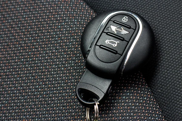 Mini Cooper wireless car key — Stock Photo, Image