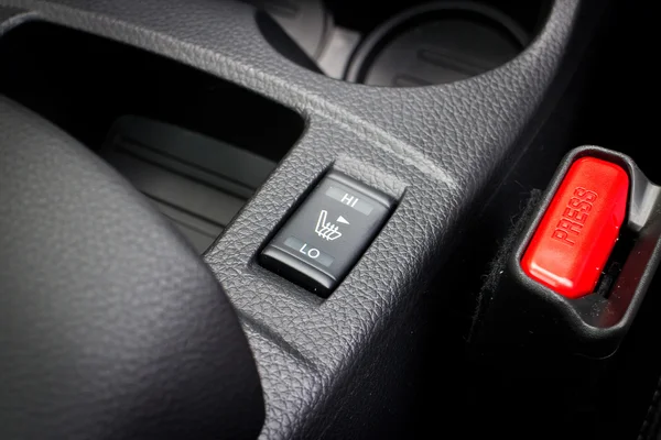 Botón de asiento de calor en coche SUV — Foto de Stock