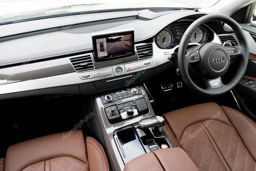 Audi S8 Top Grade Interior Stock Editorial Photo