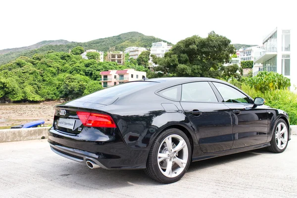 Audi A7 Sportback negro edición 2014 — Foto de Stock