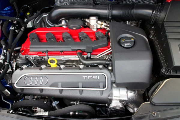 Audi RS Q3 2014 Motor — Fotografia de Stock