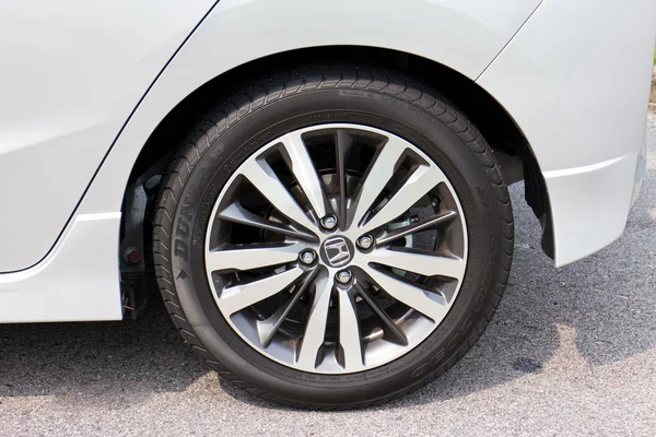 Honda Jazz Fit 2014 Wheel — Stock Photo, Image