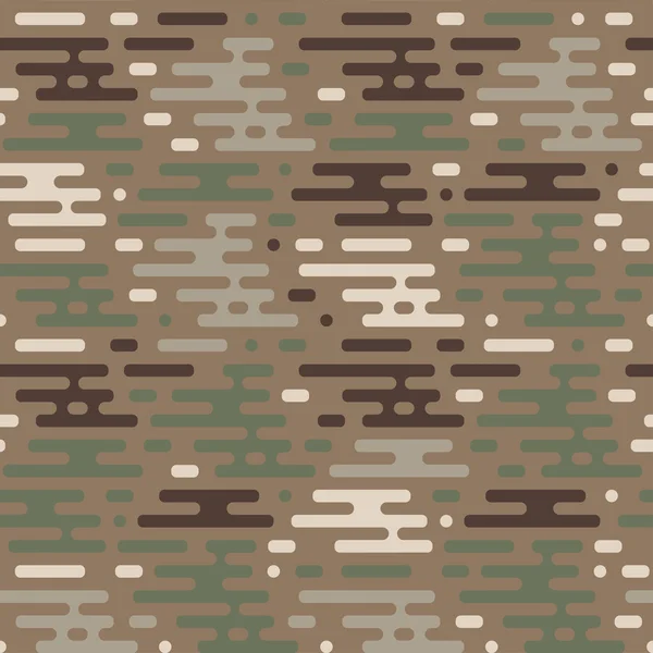 Vector naadloze groene militaire patroon — Stockvector