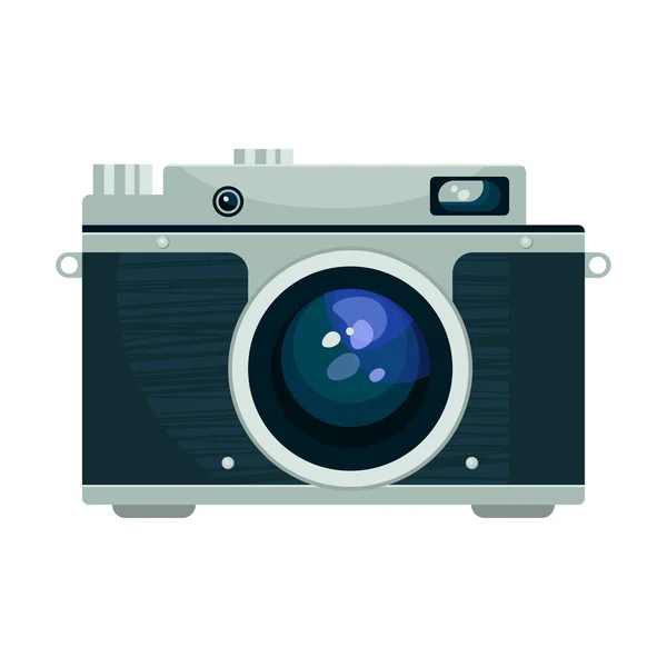 Vectorillustratie van vintage camera. — Stockvector