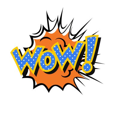 Komik ses efekti - Wow.