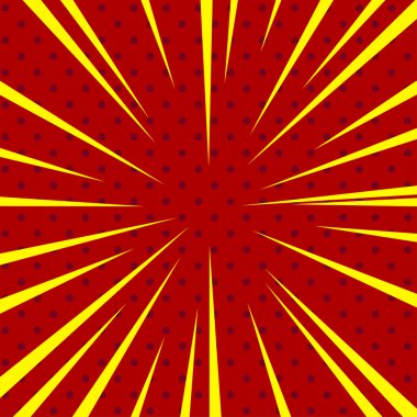 Komik vektör arka plan