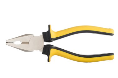 Beyaz arkaplanda pense