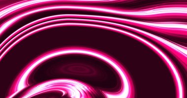 Fütürist Teknoloji, Dijital Tasarım ve Yaratıcı Görseller İçin Yumuşak Hareket Bulanık Efekti ile Soyut Parlayan Işık Çizgileri Arkaplanı.