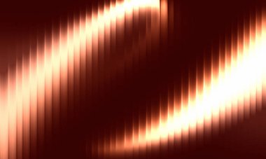 Görüntü Bulanık ve Parlak Çizgilerle Soyut Cam Işık Çizgisi Arkaplanı.